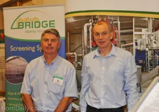 Mark Chivers and Robert Wilson from Bridge Greenhouses