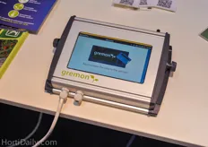 Gremon is a very innovative greenhouse workflow monitoring system. Instead of a tag or code like other systems, greenhouse workers register their tasks with a special card that they can swipe at this touch screen module.