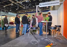 The booth of the Dutch horticultural trade promotion