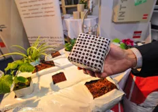 "If there is one trend that I spot at many trade shows over the last years, then it is the coir propagation block. Because many growers in Austria/Eastern Europe are growing on coir, there i"s a big demand for it noted Bart 't Hoen from Forteco. Forteco has made 1 million propagation blocks in the past year. "We could not supply the large demand for it!"
