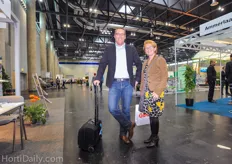 Arjen van Dijk from NPI paid a quick visit to the trade show with his partner Karin. NPI did some nice projects in Asia over the last year. Learn more at : http://www.hortidaily.com/news_detail.asp?id=2794