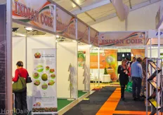India was present with a large submission of coir suppliers.