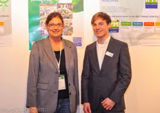 Andrea Hoelker and Torben Brinkmann from the Messe Essen.