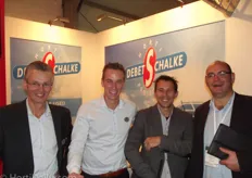 Willem van der Harg, Mark Scheffers, Raymond Mauritz (Debets-Schalke) and José Carretero Perez (Javo)