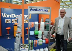Peter du Croq van Van der Eng Label Solutions. The company recently introduced Duraflex labels: cheaper, more sustainable and available in every colour.