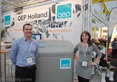 QEP Holland recently introduced the new ECA unit. In the picture Jan-Willem van der Endt and Marije de Bruin