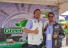 Greentech had a booth outside on the trial site.