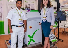 Victor Rebolledo Villegas and Sarah Ann Hendry from Ridder Drive Systems / HortiMax