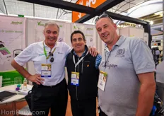 Wil Lammers of HortiMax together with Mauricio Revah and Enrico Verhoef from United Farms.