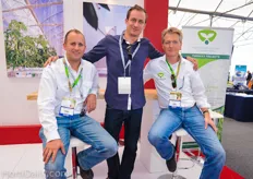 Jesper van der Helm, Nicolas Hernalsteen and Ronald Begelinger from Patron Agri Systems / Filclair greenhouses.