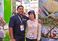 Shan Halamba of Riococo together with Fernanda Leyton of Leyton Greenhouse Supply