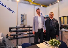 Dennis Seriese of Aqua-Hort Netherlands together with Aqua-Hort founder Aksel de Lasson: as always in the Danish hall.