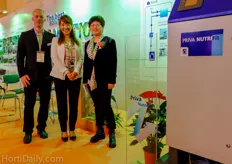 The team from Priva Asia: Kenneth Jakobsen, Lydia Qi and Mu Xuemei