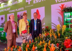 EP Exotic Plants; Luc Pieters, Caroline de Meyer, and Erik Somnel.