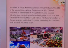 The IFTEX platform housed a large group of Thai flower growers. Each company had a very well detailed company description available at the pavilion which made it very easy to contact the right people.