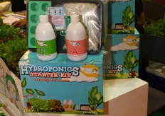 Ack International also distributes Hydroponics Starter Kits for domestic use.