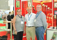 All the way from Canada: Connie and Rick Bradt of A.M.A. Plastics Ltd. visiting their supplier Ramy Zakch (middle) from Tyne Moulds & Machinery.