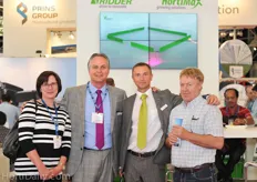 Family Reimann of TGU Greven and Fiberlane visiting the booth of Ridder and HortiMax.