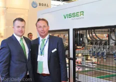 Drew Johnson and Martin Borsje of Visser Horti Systems.
