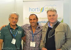 Herb growers from Italy visiting our booth;