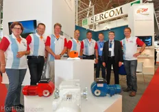 The team from Total Energy Group visiting the booth of De Gier.