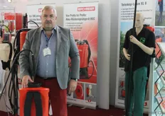 Birchmeier created a new ergonomic mobile sprayer with electronic pressure control. An article about this sprayer will soon follow at hortidaily.com