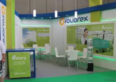 The booth of Foliarex, new-generation tunnel plastic film