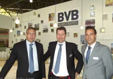 Johan van Gelderen, Eric Boot and Robin Camphens of BVB Substrates