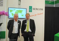 Sercom invited several other companies to expose at their booth. Kees van Paassen (right) had some busy days!