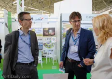 Mario Bentvelsen and Rob van Mil visited the HortiDaily booth.