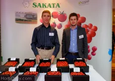 Stuart Cox and Dave Samuels of Sakata UK.