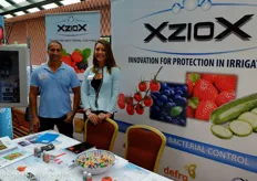 Al Sayed and Terri-Ann Boyle of Ximax. Learn more about their effective water treatment solutions here; http://www.hortidaily.com/article/6303/Chlorine-dioxide;-a-safe-and-effective-solution-for-a-clean-irrigation-system