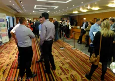 Networking during the coffee break.