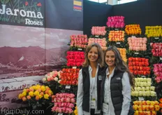 Helena Rodriguez and Adriana Correa Ruiz from Jaroma Roses.