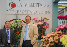 Mauricio Jimenez and Pierre van den Ende from La Villetta S.R.L.