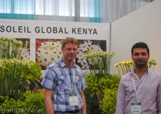 Geert Vandenberghe and Brian Carlson from Soleil Global Ltd.