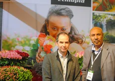 Koen De Roeven from Spirit and Yohanes Abebe from Ethiopian Horticulture development agency.