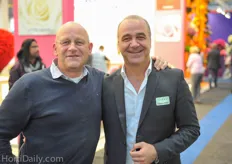 Aad Verduin together with his old friend Vincenzo Russo of Vifra.