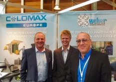 Frank Weber, Jim van Dijk and Hans Juursema of Coldmax Europe and Weber Koudetechniek