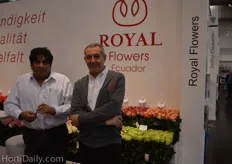 Javeir Palenque and Tom Biondo from Royal Flowers.