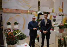 Adwin van Loenen from BM Roses shared a booth with David Stolk from Stolk Brothers.