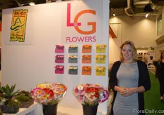 Joyce Lansbergen of LG Flowers.