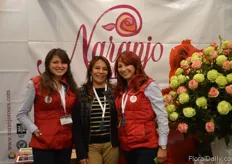 Laura Gomez,Maryluz Naranjo and Litia Naranjo of Naranjo Roses.
