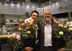 Rosa Eskelumd of Roses Forever and Erik Andersen of Hoejgaard Plant.