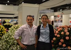 Vladimir Witt and Ingrid Ledesma of Garda Export.