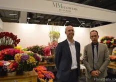 Jurgen de Vries and Kjeld van der Rijst of MM Flowers.