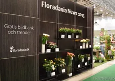 Floradania exhibiting the new Danish flowers and plants.