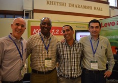 Arik Amichay and Paul Kamote of Sineria, Aviv Levi of Amiran and Thanasis Kourdoumpalos of Sineria