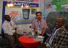 Daniel Kirimi of Twiga Chemical, Alireza Babael of Nirp East Africa and James Mwangi of Twiga Chemical.