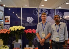 Stephen Heyer of Rosen Tantau and Karan Mandanna of Alina Gardens.